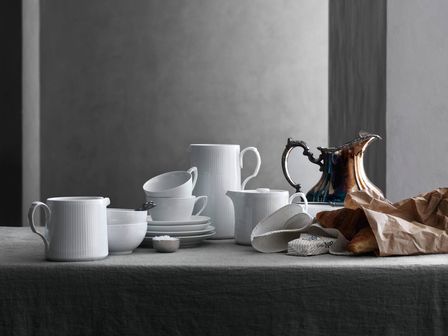 Royal Copenhagen | Hvid Riflet