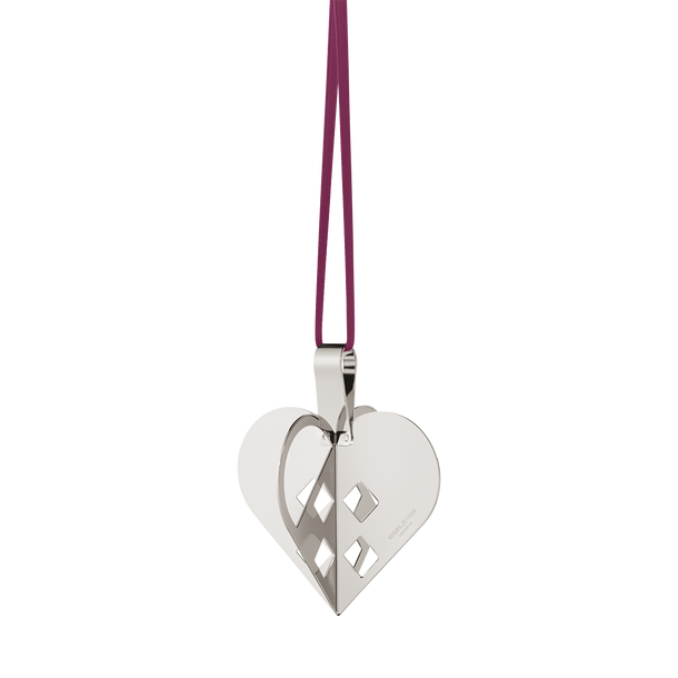 Georg Jensen jólaprýði hjarta 2025 silvur