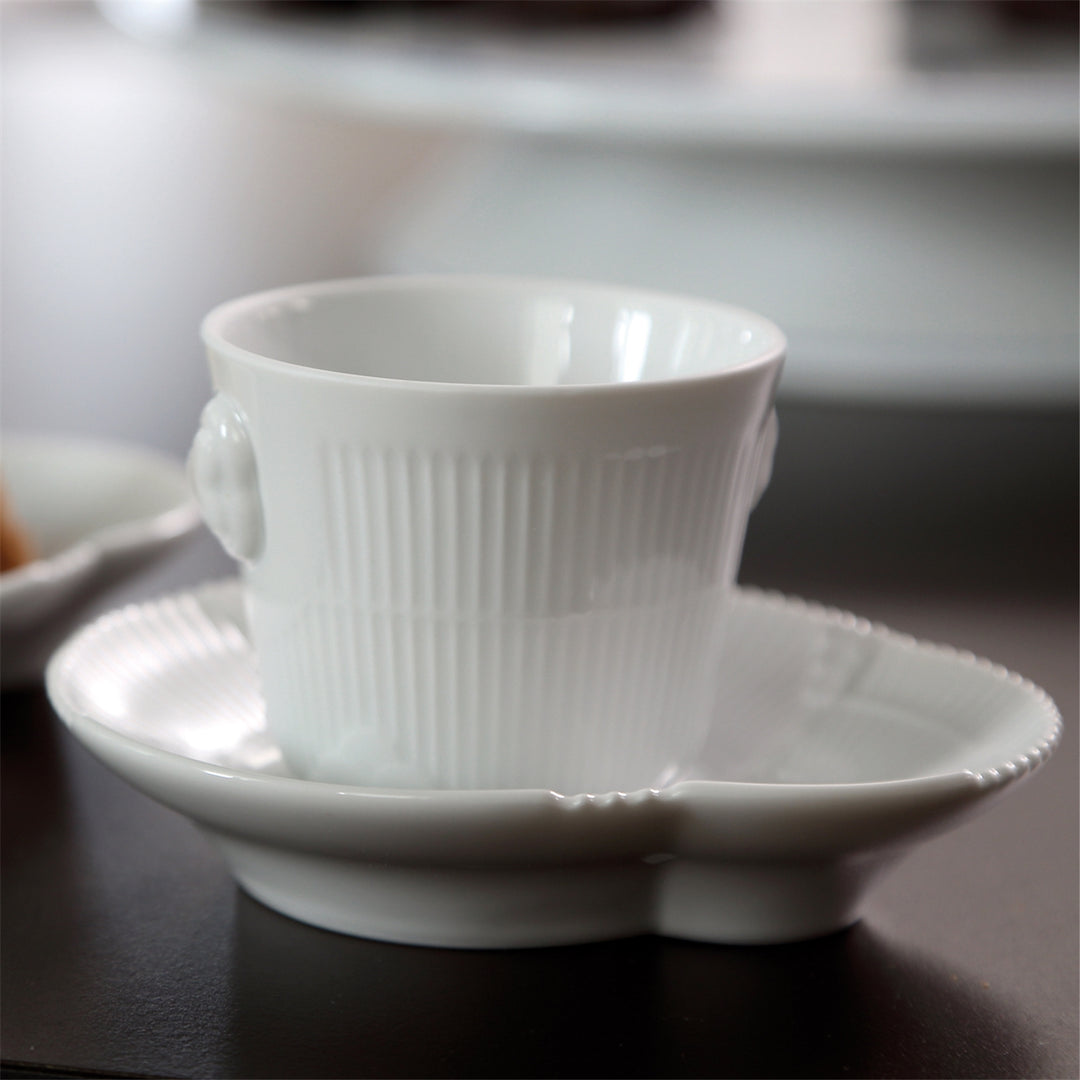RC Hvid Elements Espressokop v/ Undirskál