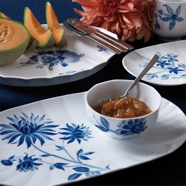 Royal Copenhagen Blomst ovalt fat 24cm
