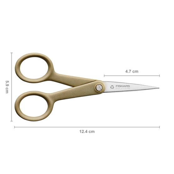 Fiskars Hobbysaksur 13cm gráur