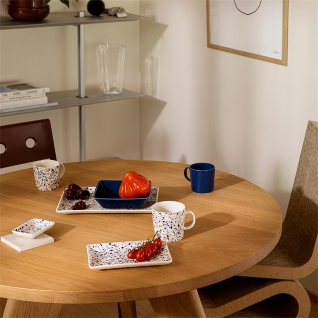 Iittala Tallerkur 7x10 cm Helle blå/brun