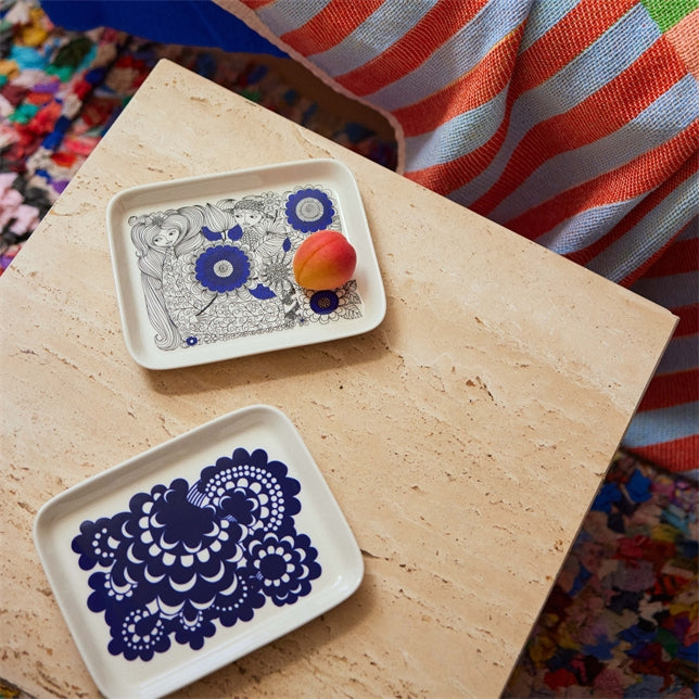 Iittala esteri tallerkur 15x19 blátt