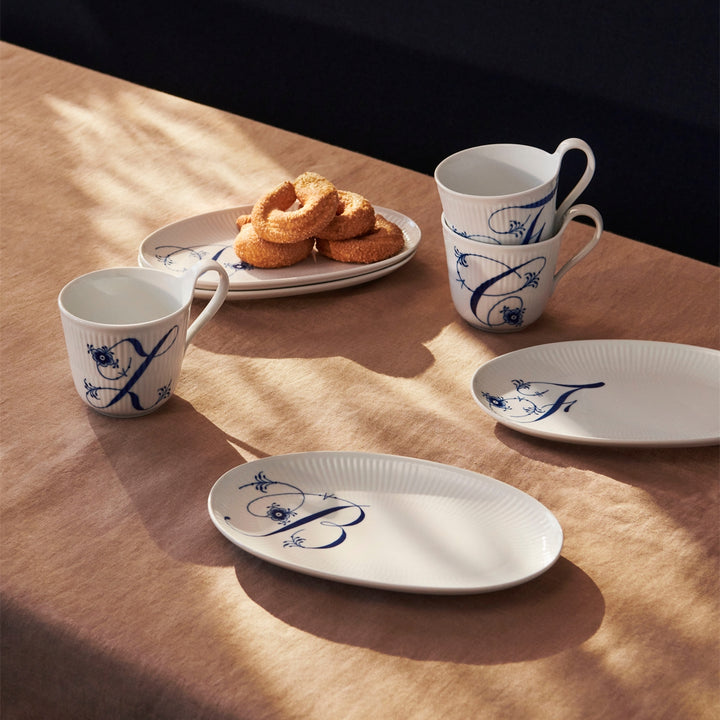 Royal Copenhagen alfabet asiet Z 23 cm