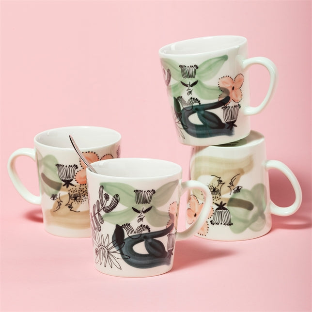 Arabia kukkamaa kruss 0,3L grønt