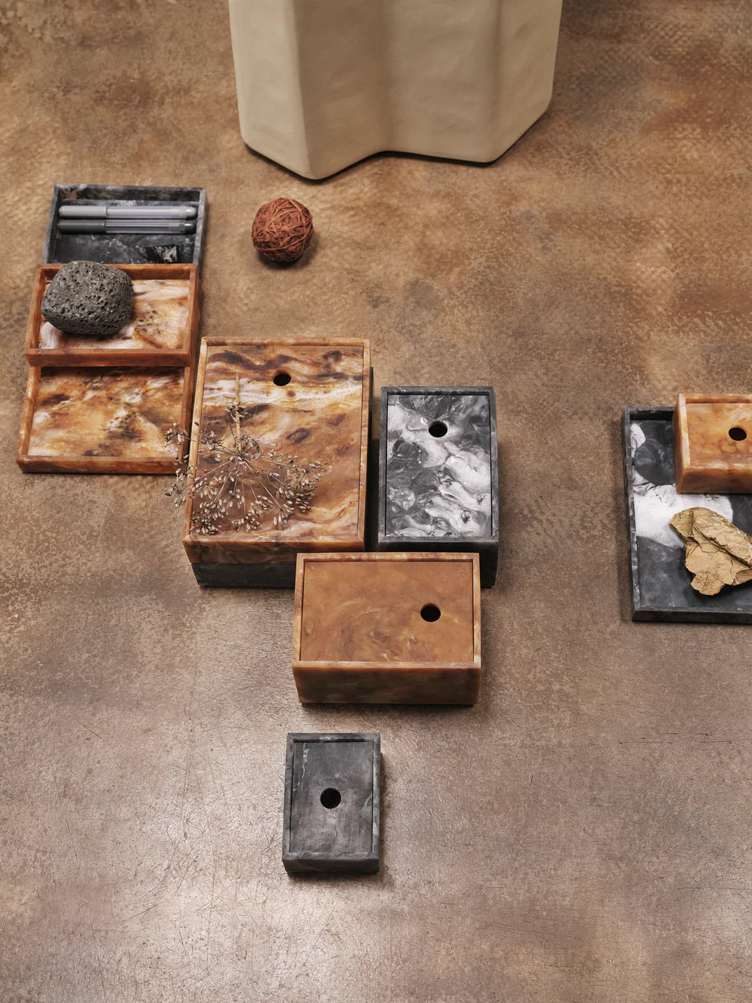 Ferm Living Mist box 7,5x10cm charcoal