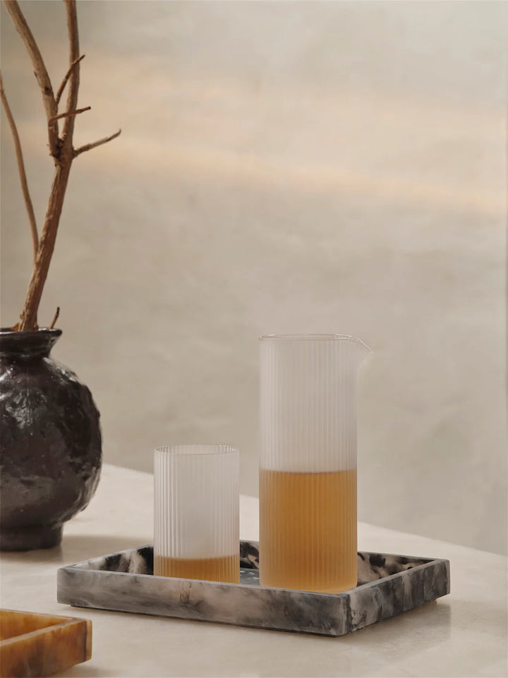 Ferm Living Mist tray 15x20cm charcoal