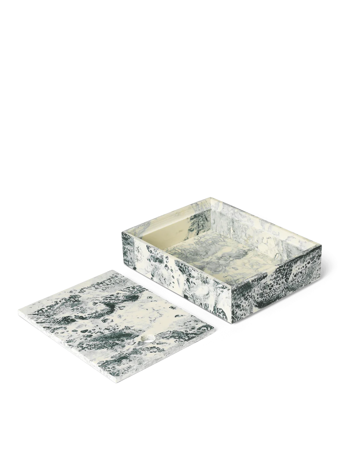 Ferm Living Mist box 15x20cm emerald off-white