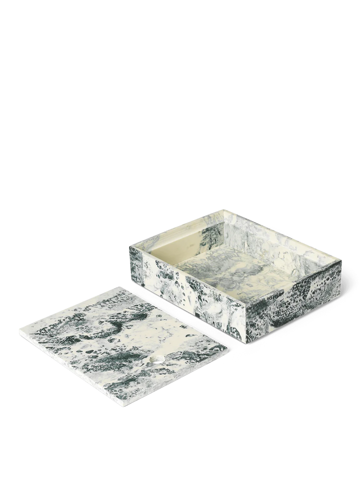 Ferm Living Mist box 15x20cm emerald off-white
