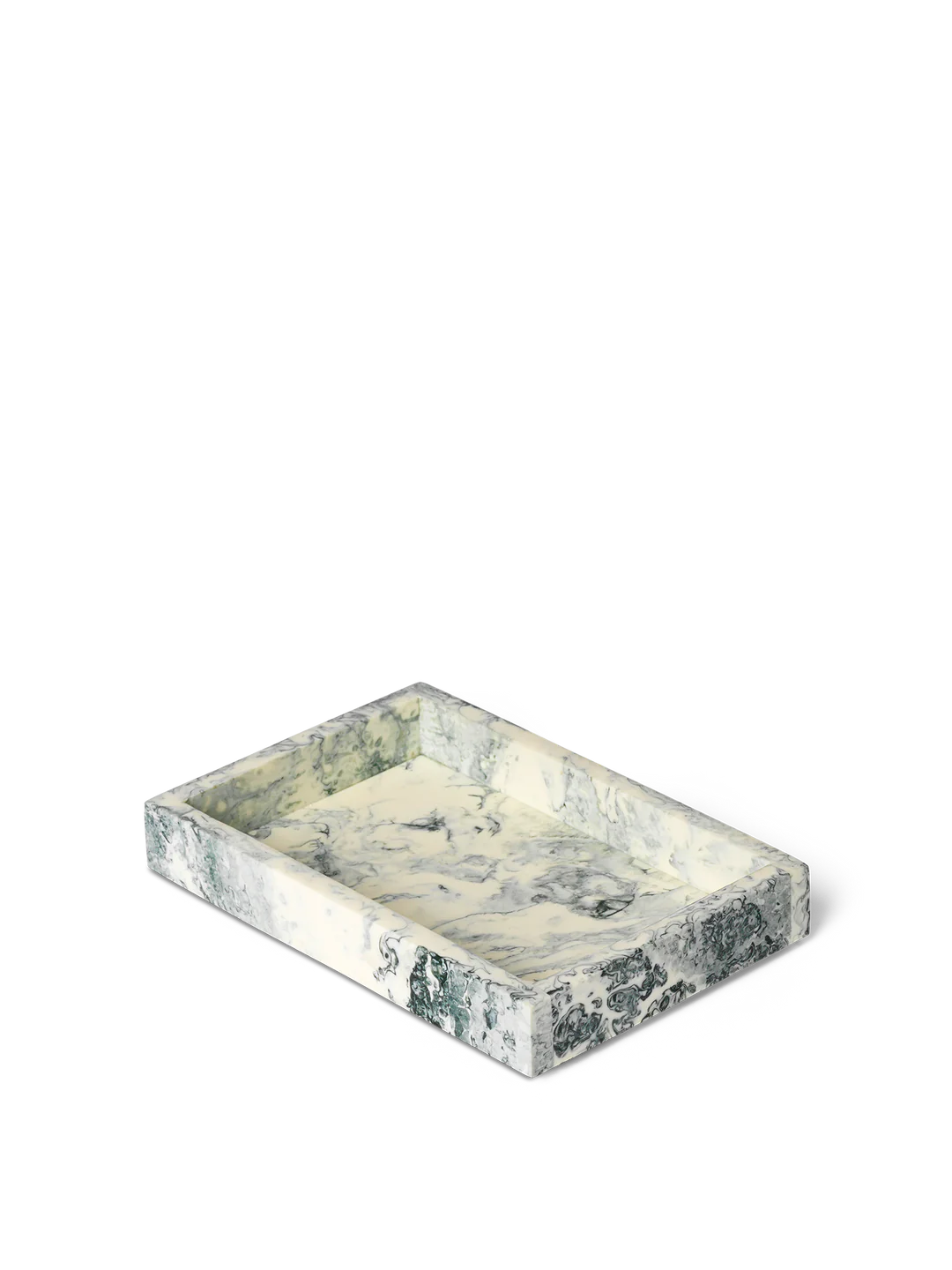 Ferm Living Mist tray 15x20cm Emerald off-white