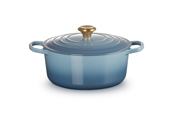 Le Creuset grýta stoypujarn 5,3L/26cm Chambray