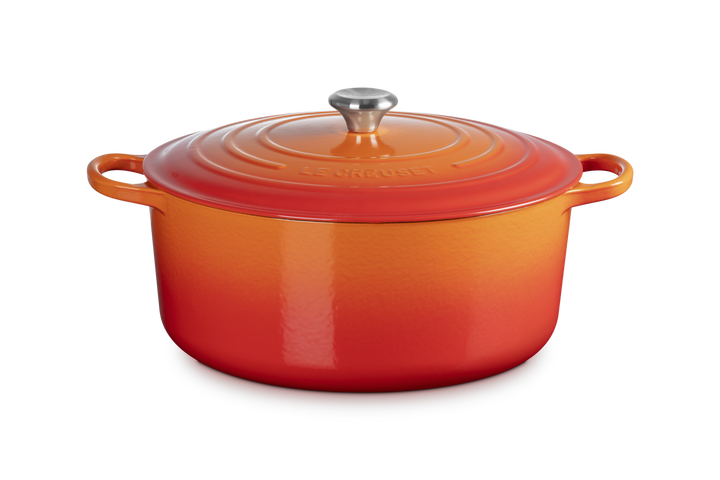 Le Creuset grýta stoypujarn 12L/34cm volcanic