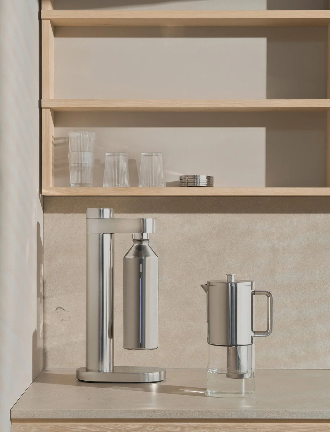 Stelton fløska til brúsmaskinu 1,2 l stál