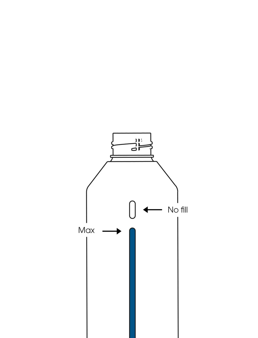 Stelton fløska til brúsmaskinu 1,2 l stál