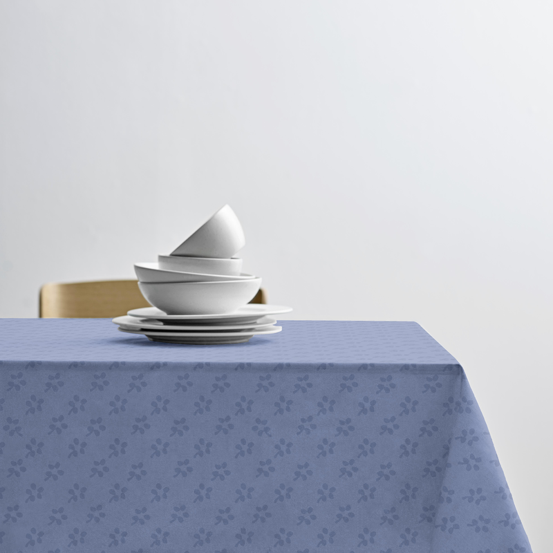 Sødahl Damask dúkur 140x270 blá