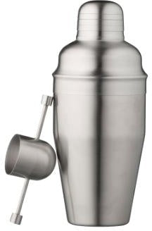 Funktion shaker 8,5x20,3cm 500ml rustfrítt