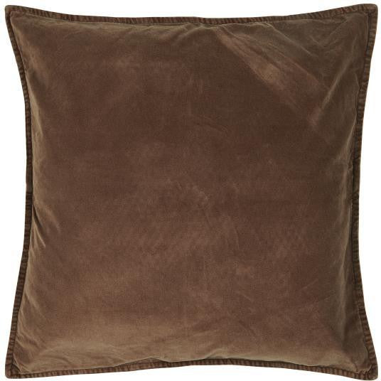 Ib velour púta brún 50x50cm