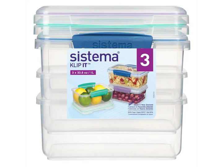 Sistema Klip It plast íløt 3stk
