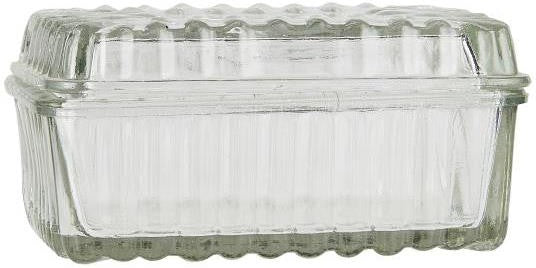 Ib smørskál glas