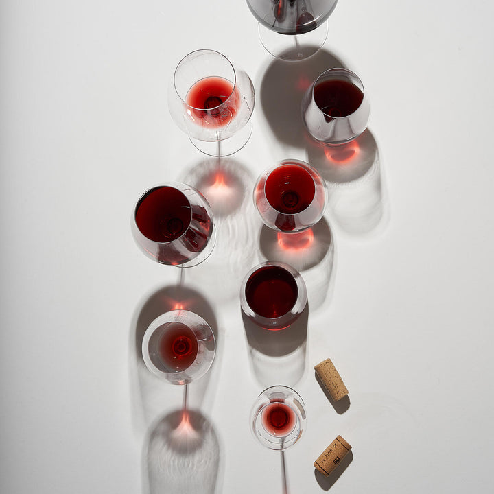 Frederik Bagger adda reyðvínsglas 2 stk