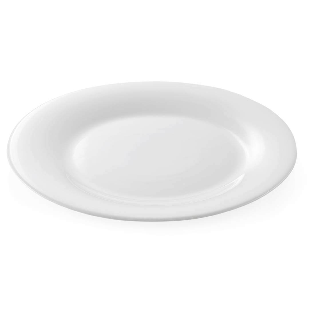 GW Puro tallerkur, 25cm, hvítt opal glas