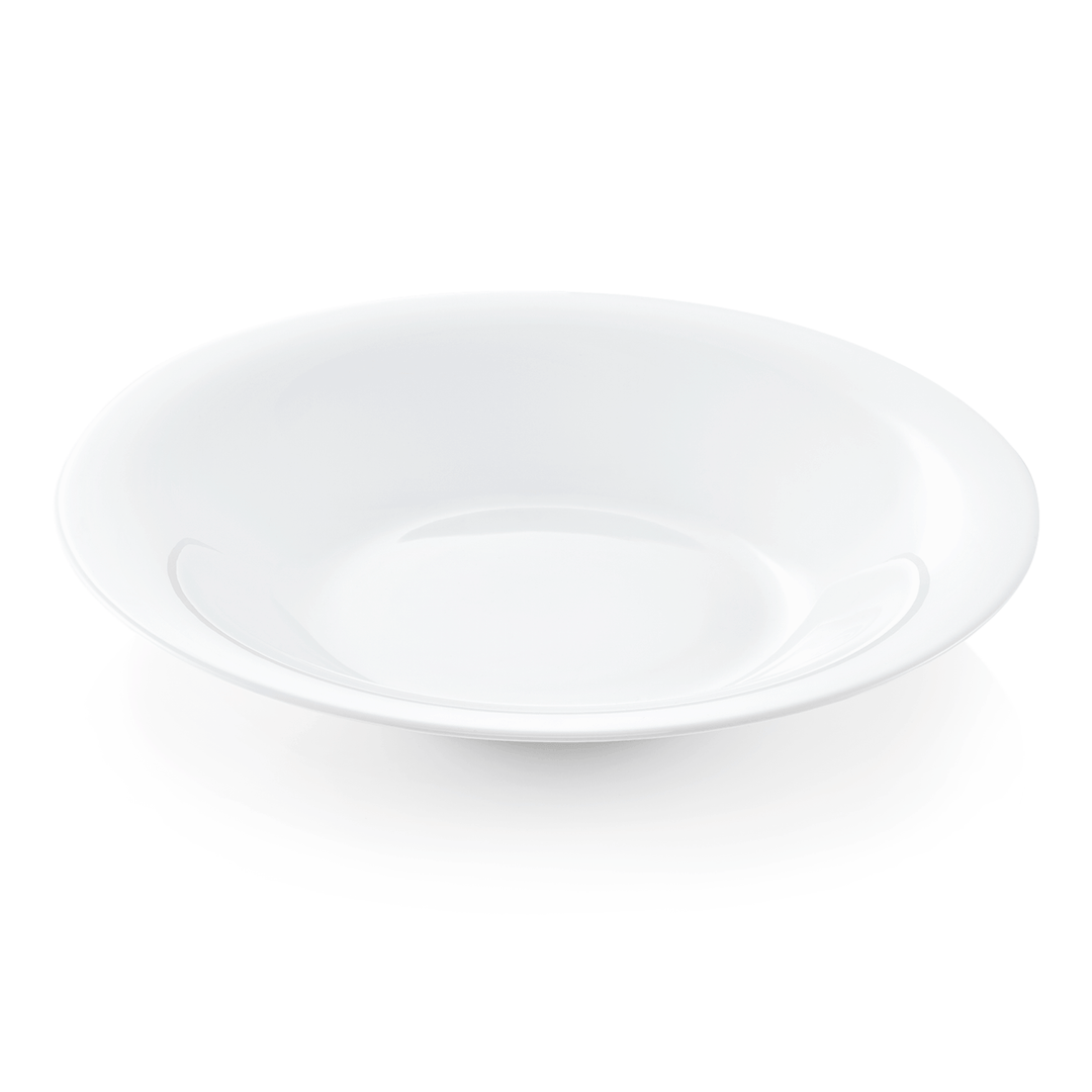 GW Puro supputallerkur, 24cm, hvítt opal glas