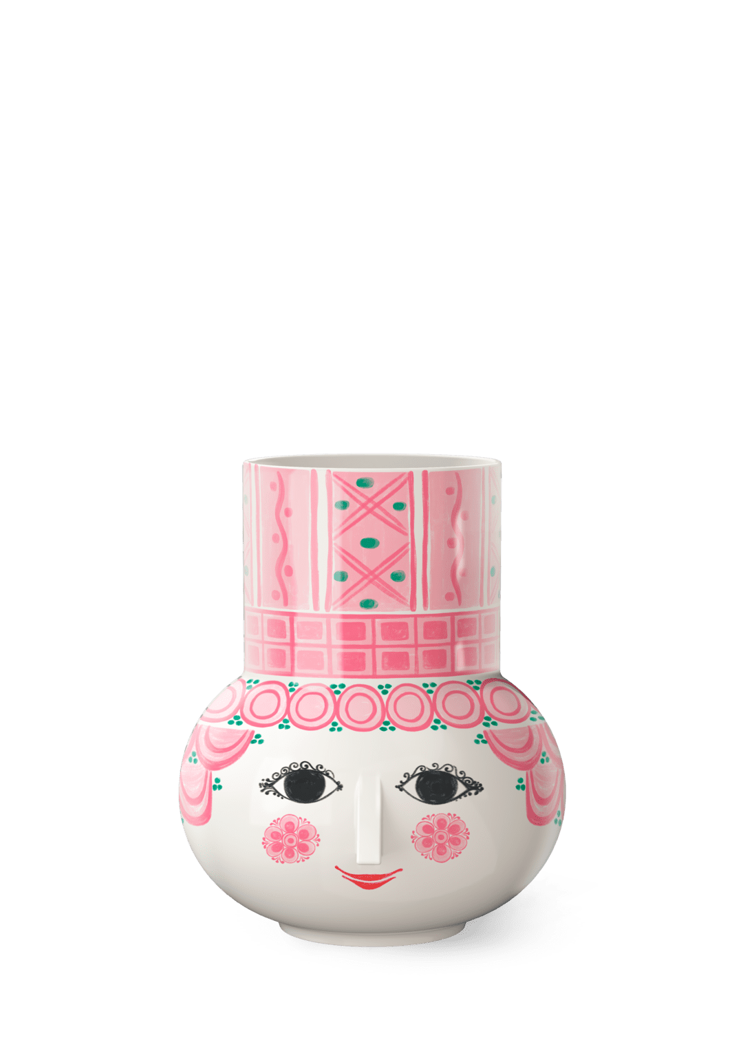 Bjørn Wiinblad olga vasi 15,5cm pink