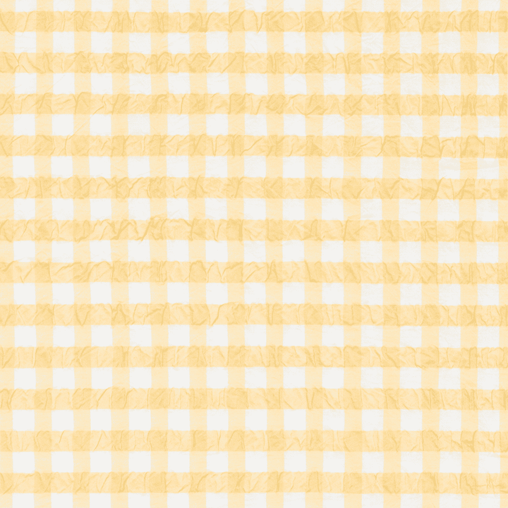 Juna bæk&bølge 140x200 gult/hvítt