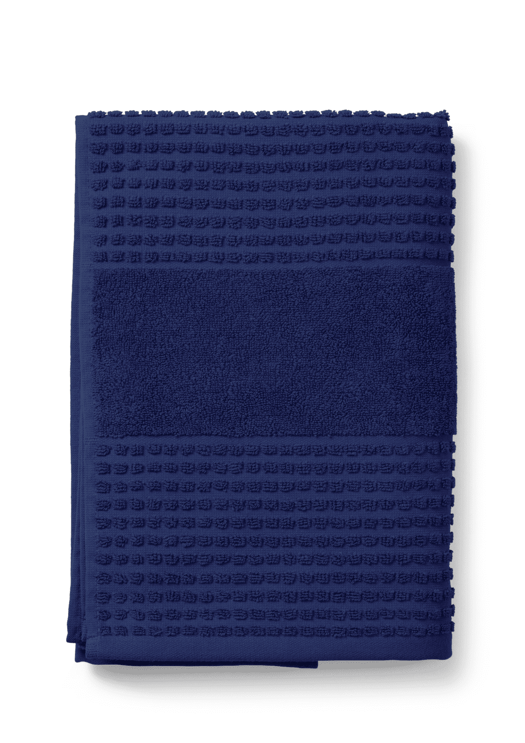 Juna check handklæði 70x140 marine blá