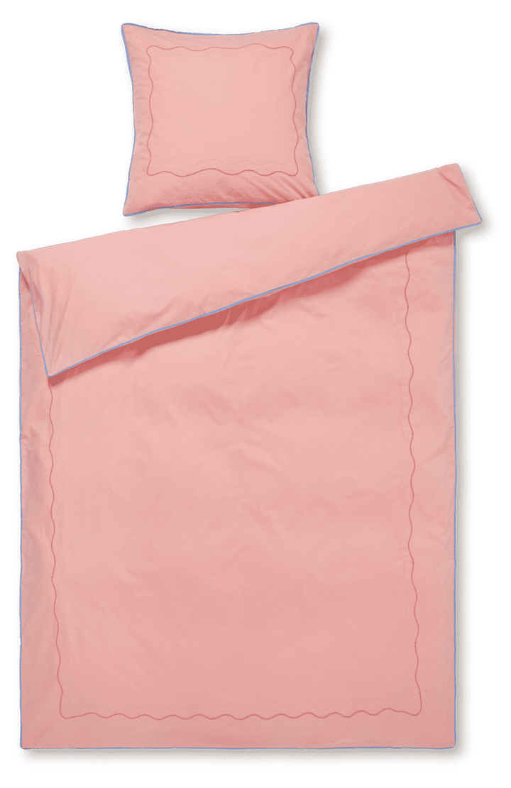 Juna Lollipop seingjarklæðir soft pink 140x220 cm