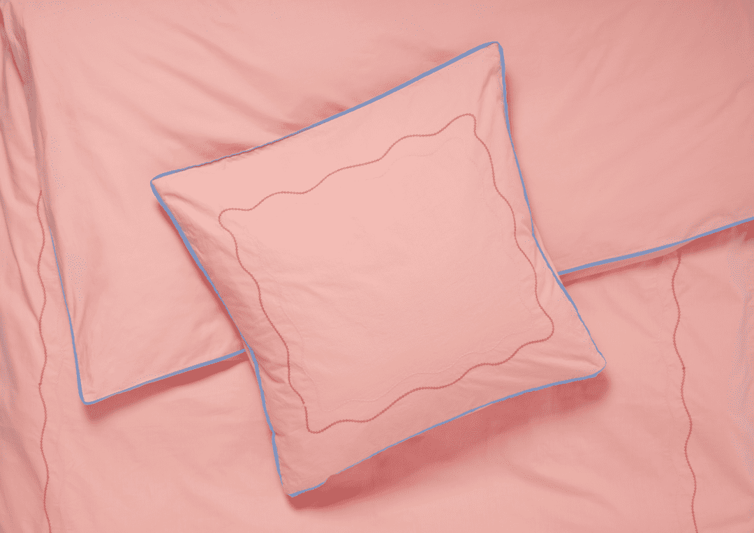 Juna Lollipop seingjarklæðir soft pink 140x220 cm