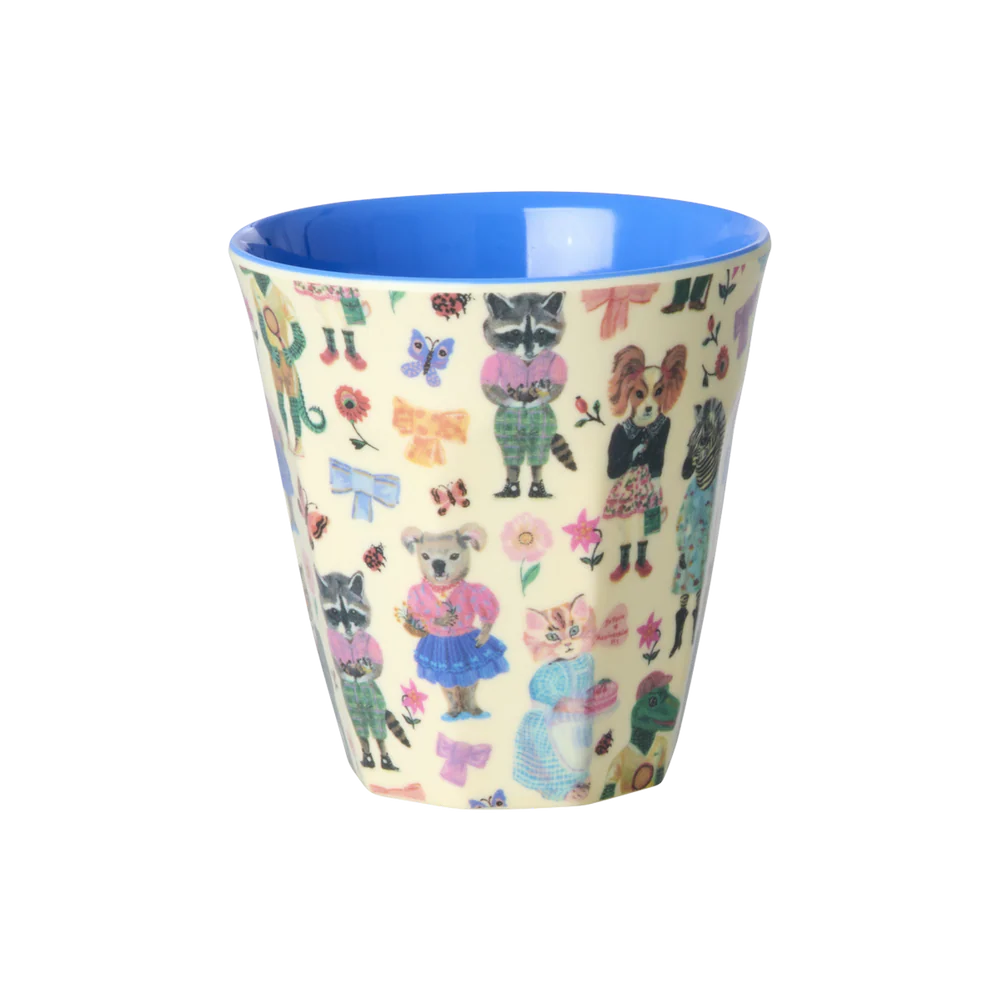 Rice melamine barnakoppur v/nathalie lété print blátt