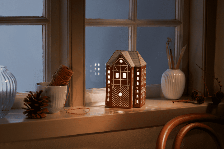 Kahler Gingerbread hús t/fýrfatsljós stórt