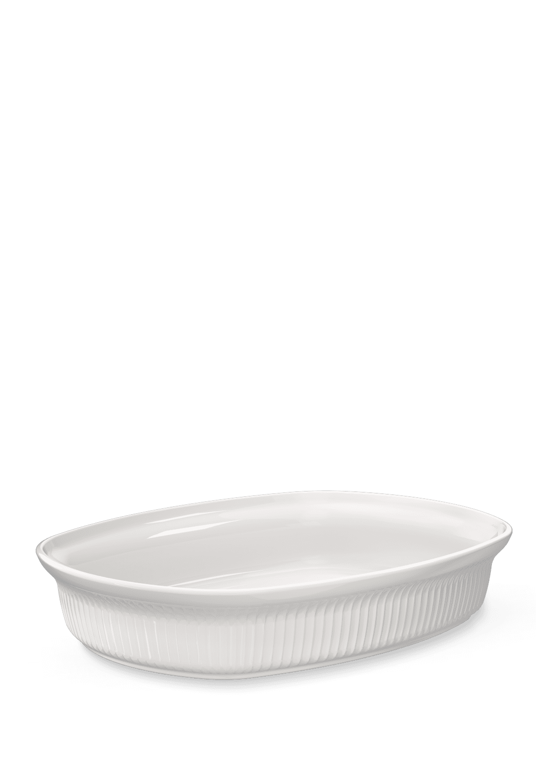 Kahler Hammershøj Ovnfast fat 39x29,5cm hvítt