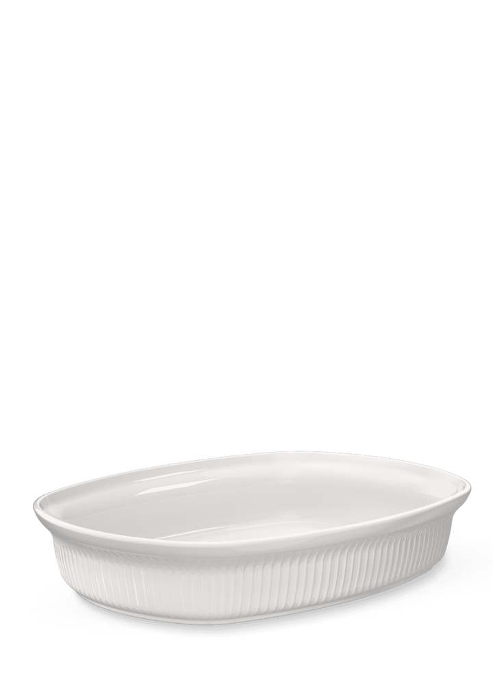 Kahler Hammershøj Ovnfast fat 39x29,5cm hvítt