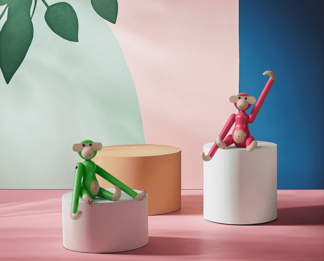 Kay Bojesen Apa mini Pink