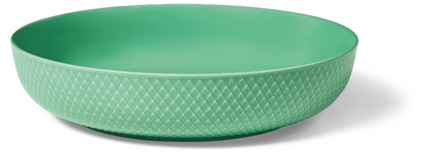 Lyngby Rhombe Color skál grøn 28 cm