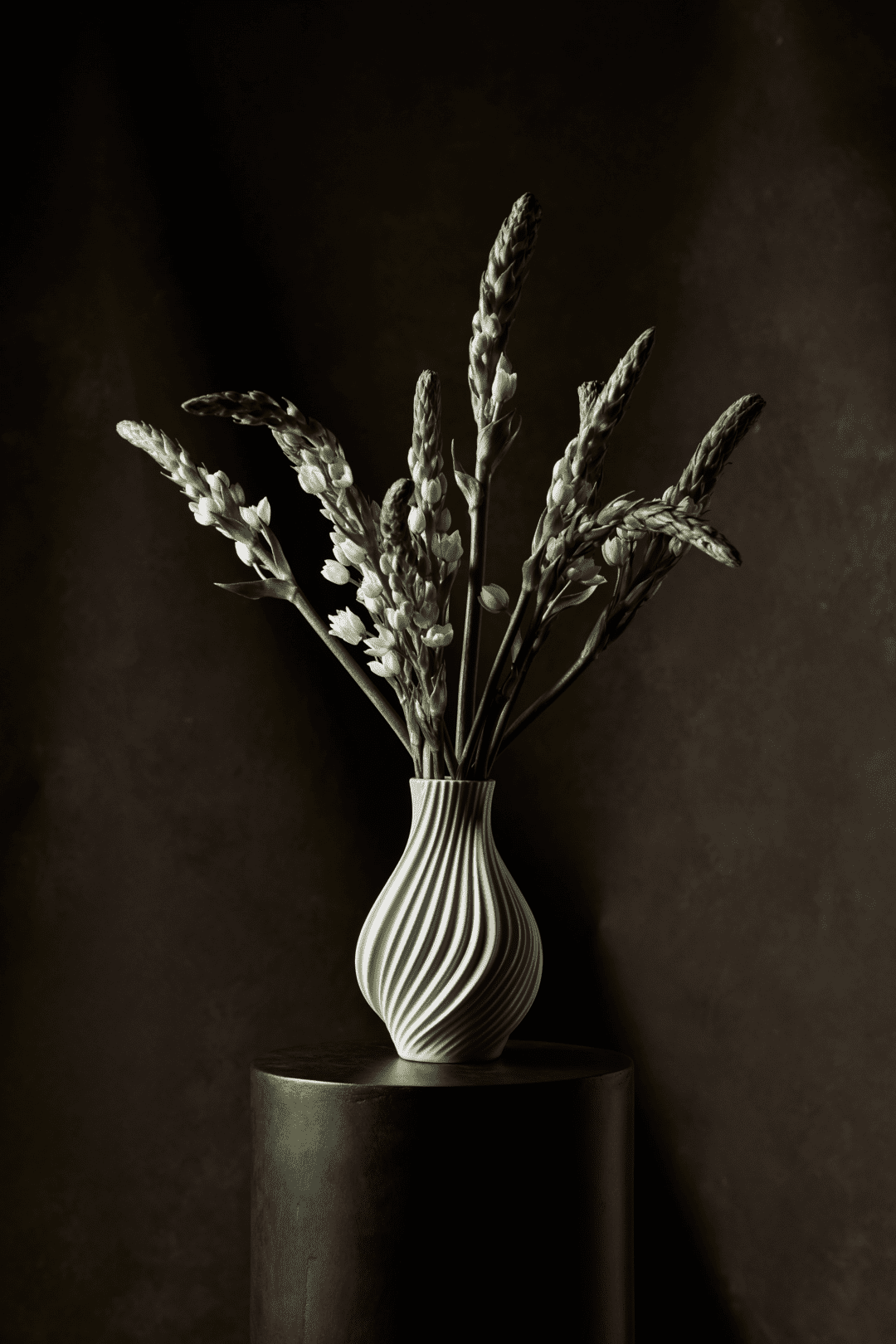 Lyngby Porcelæn twist vasi 18cm