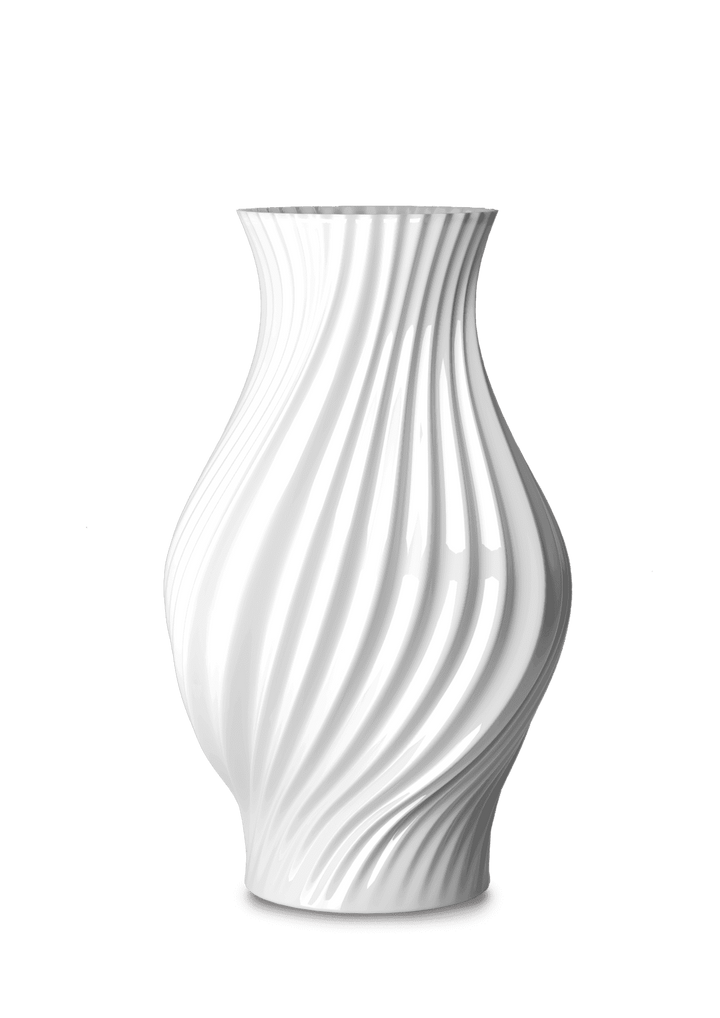 Lyngby Porcelæn twist vasi 25cm