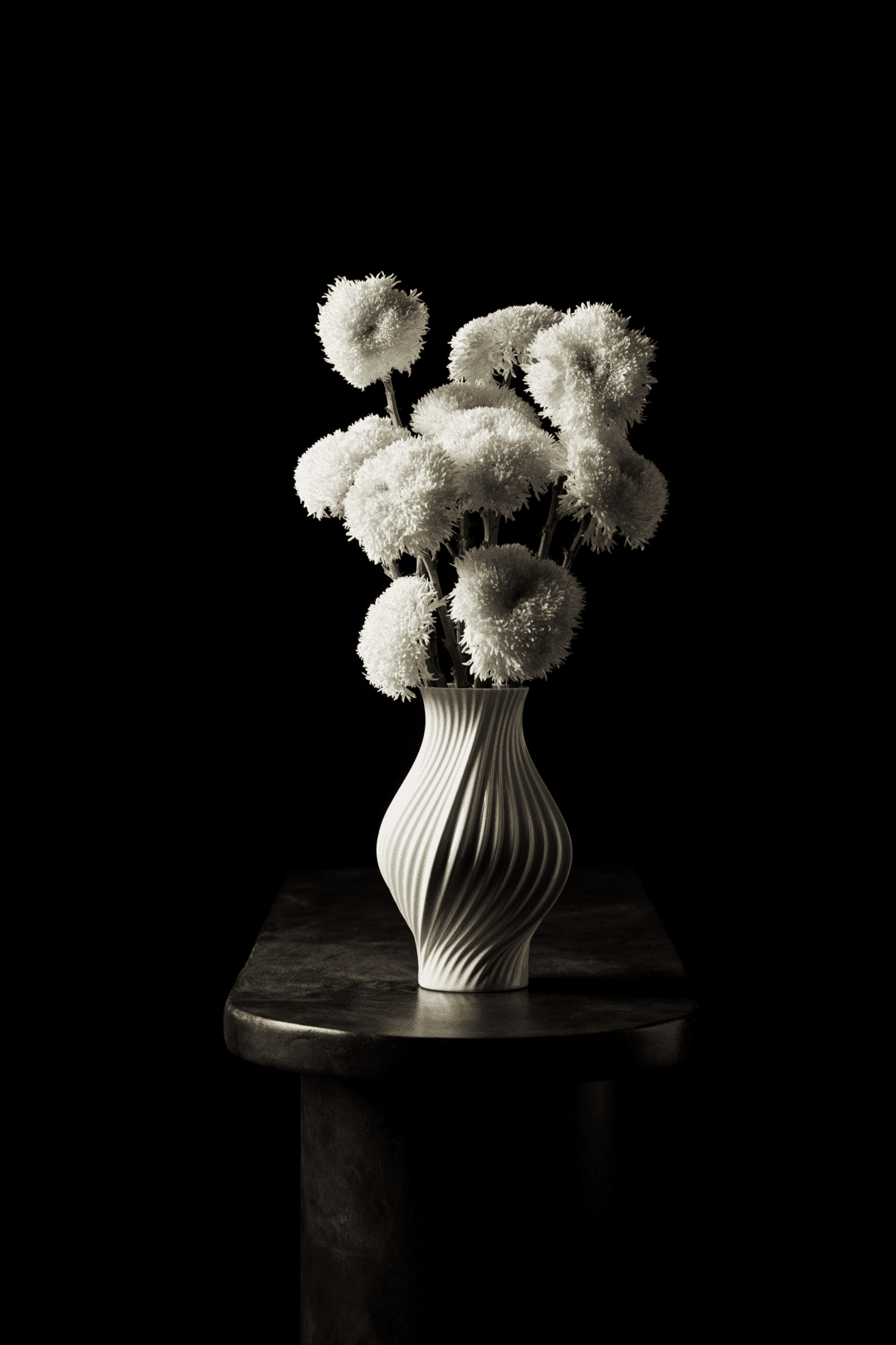 Lyngby Porcelæn twist vasi 25cm