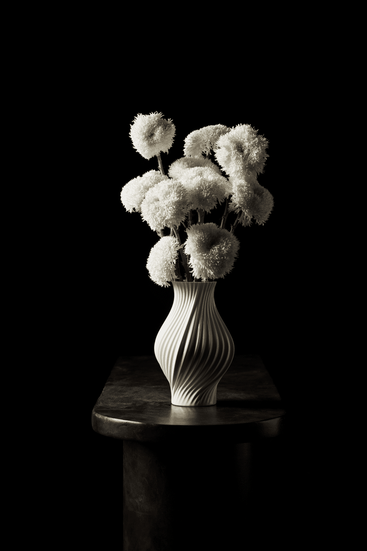 Lyngby Porcelæn twist vasi 25cm