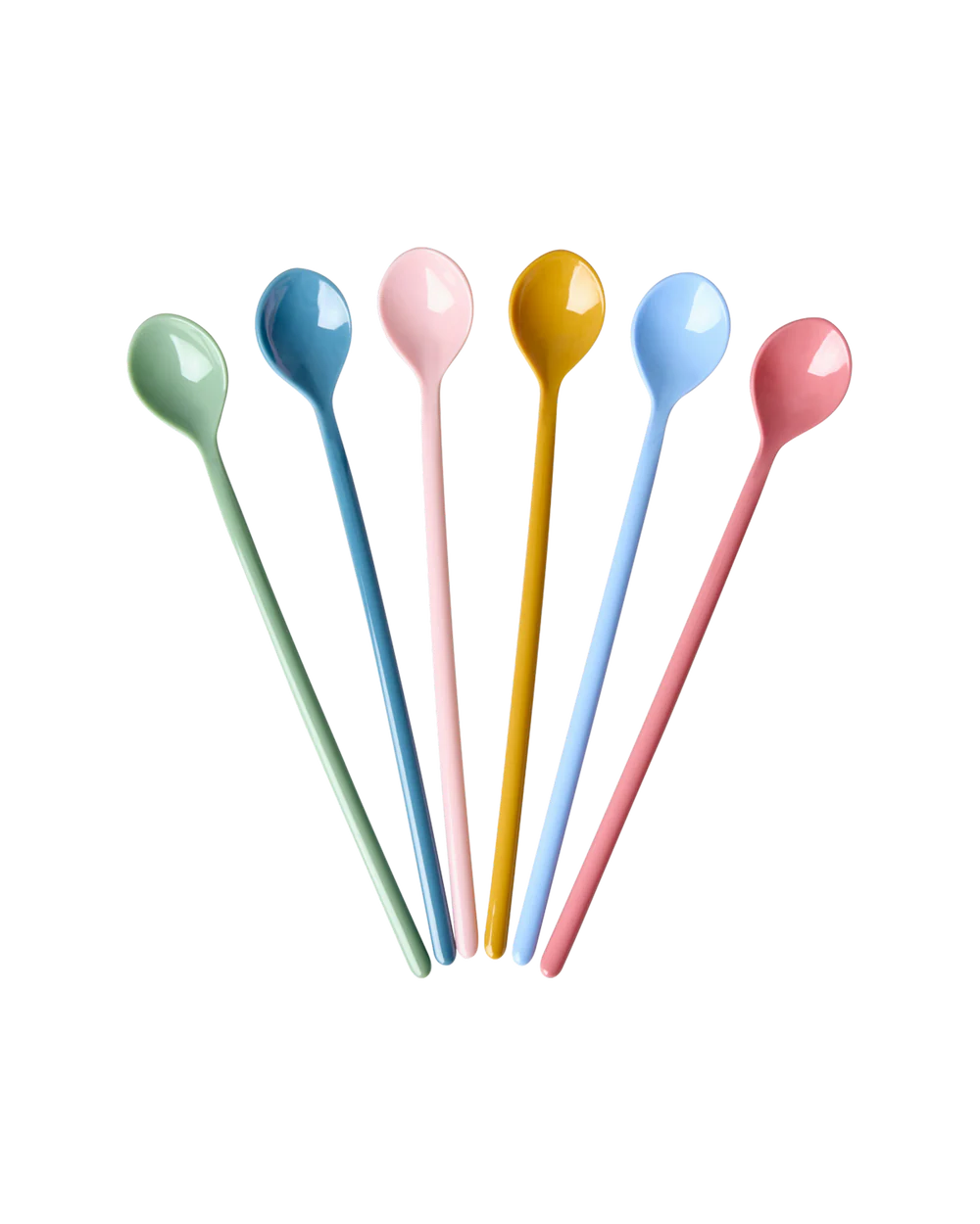 Rice melamine latte skeiðir 6 stk