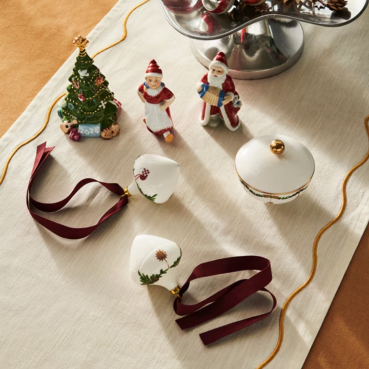 RC Stjerne Riflet Ornament 2 stk