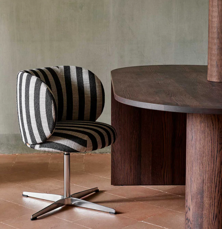 Ferm Living rico stólur sand/black