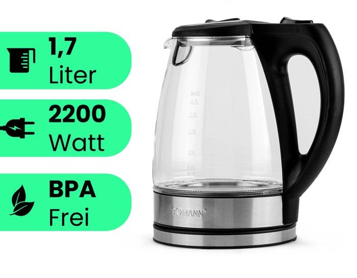 Bomann Ketil klárur 1,7ltr