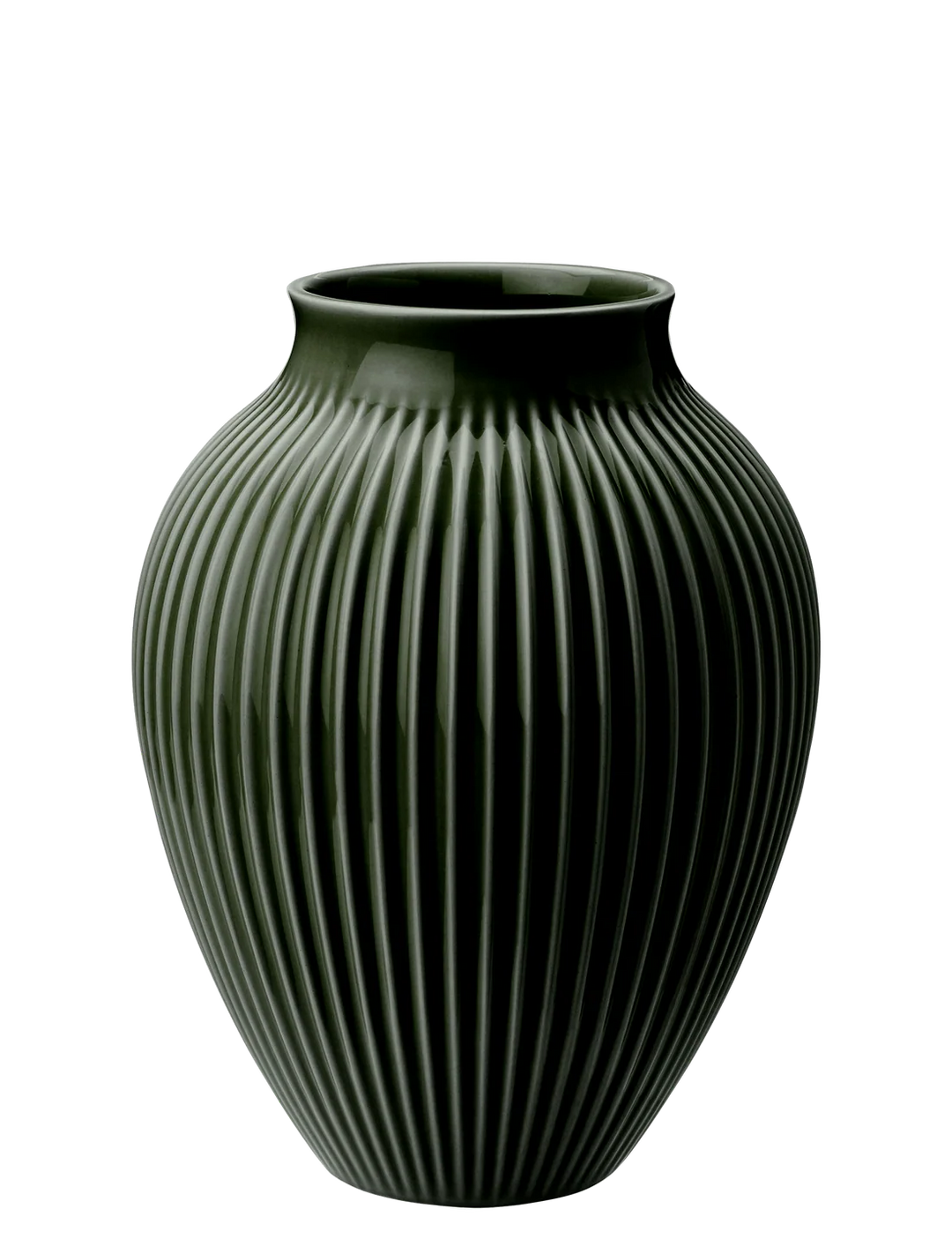 Knabstrup vasi dark green 20cm