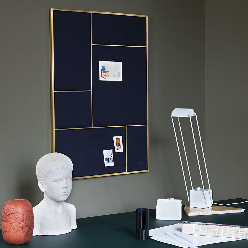 Eva Solo Nouveau uppslagstalva brass/navy  89x62cm