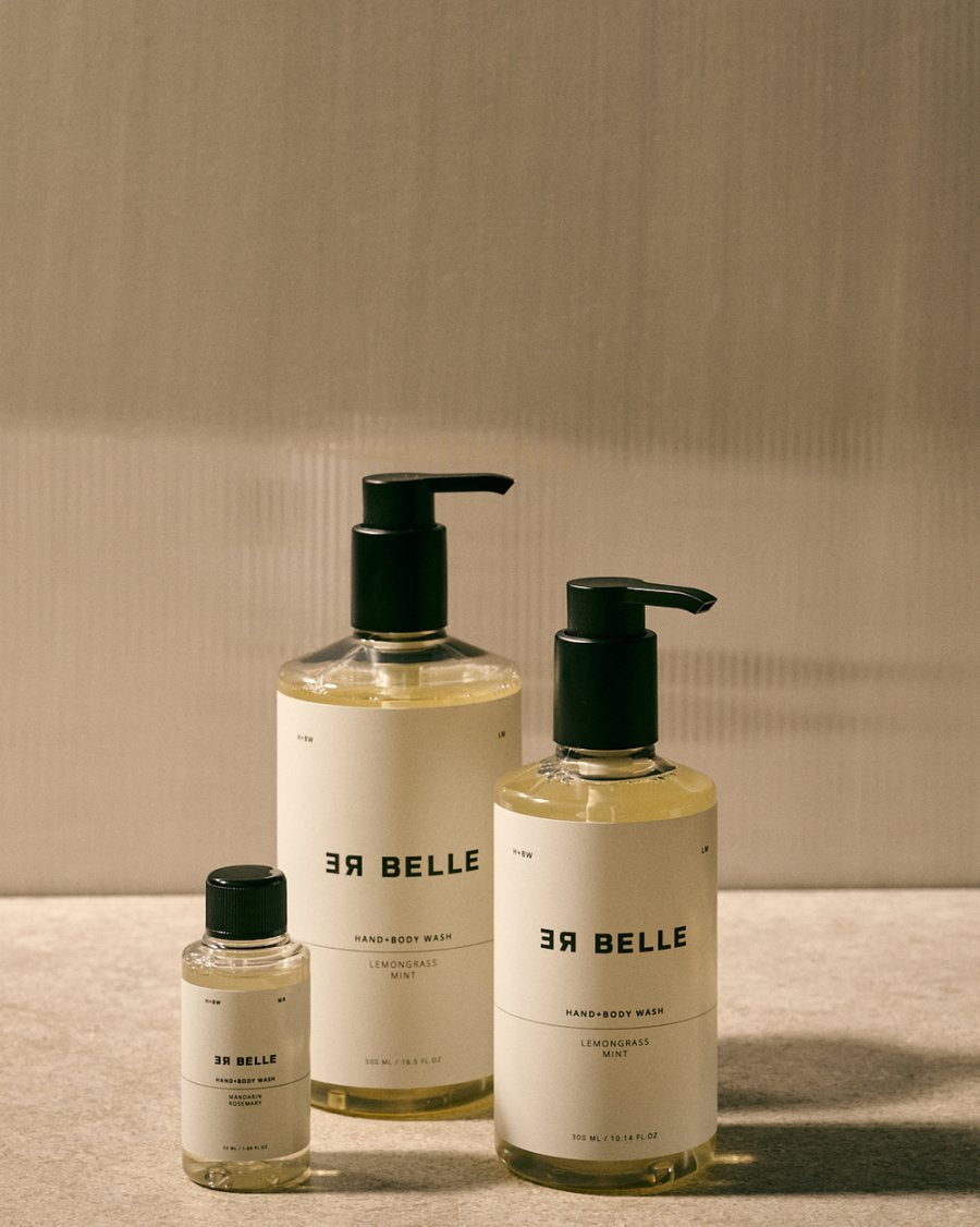 REBELLE hand+body wash lemongrass mint 300ml