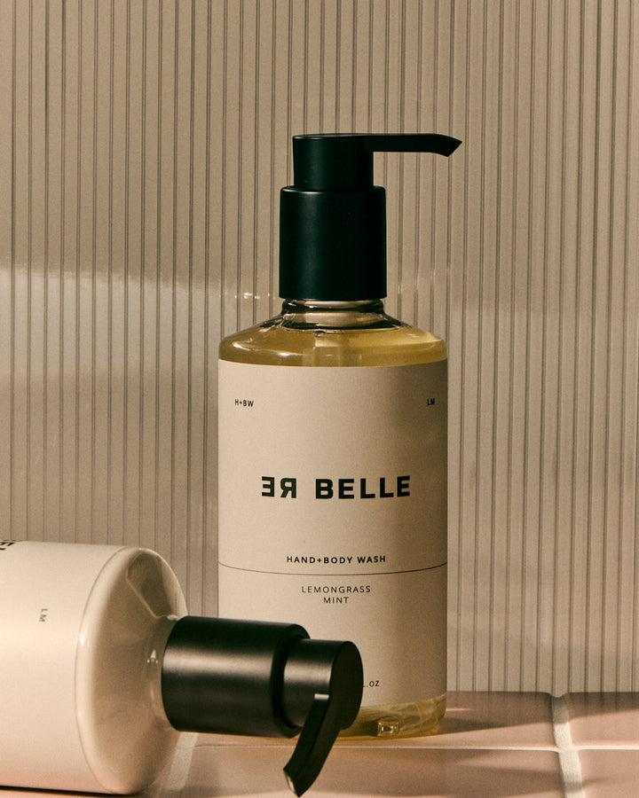 REBELLE hand+body wash lemongrass mint