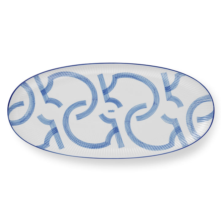 Royal Copenhagen Motif ovalt fat 37 cm